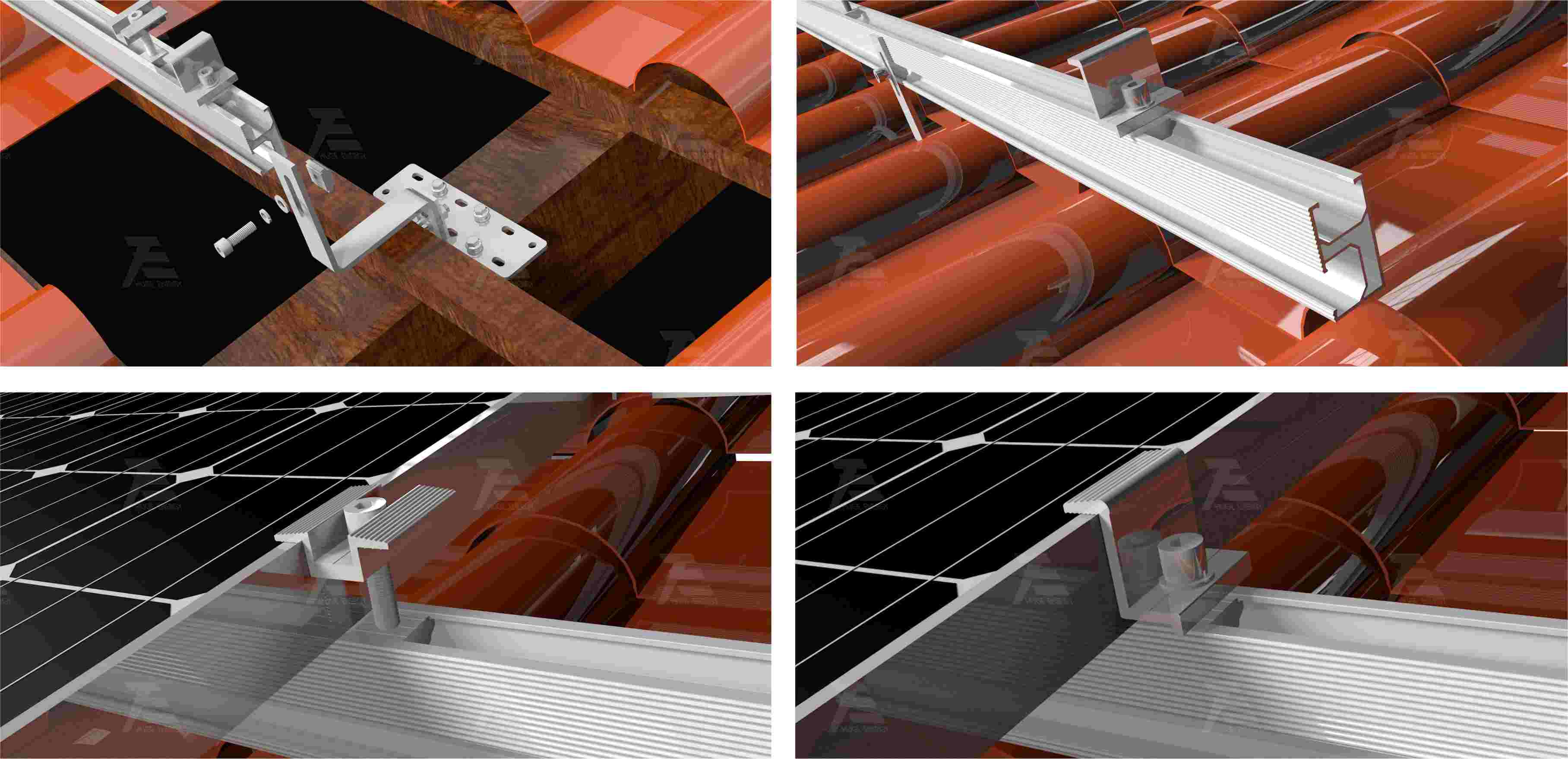  tile roof solar mounting systems