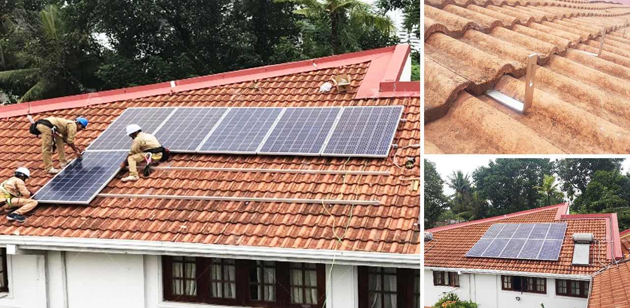 tile roof solar mounting