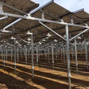 système de montage solaire agricole