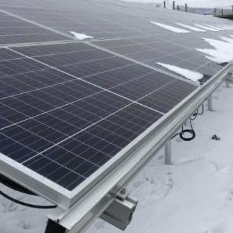 système de montage solaire au sol en aluminium