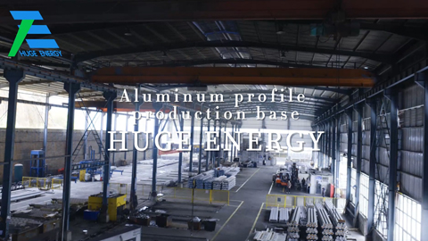 Base de production du système de montage solaire en profilé d'aluminium