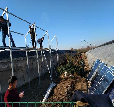 Projet de démonstration de serre agricole photovoltaïque du Shandong