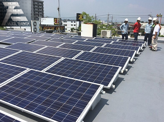 système de montage solaire de toit de ballast